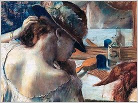 Image result for At the Mirror Degas