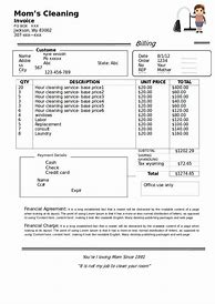 Image result for Free Cleaning Invoice Template