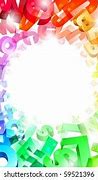 Image result for Rainbow Letters No Background