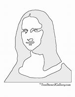 Image result for Mona Lisa Urban Art Tattoo Stencil