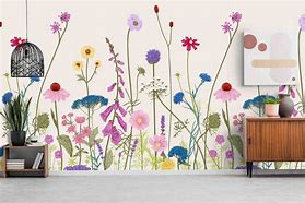 Image result for Wildflower Wall Murals