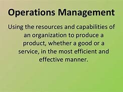 Image result for Operations Management