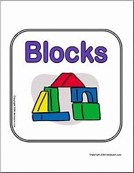 Image result for Preschool Blocks Center Clip Art