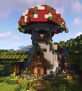 Image result for Minecraft Mushroom House Village