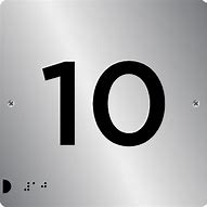 Image result for Number 10 Sign