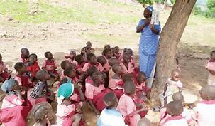 Image result for Children Sitting Under a Tree Learning From an Elder