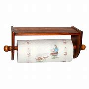 Image result for Wooden Paper Towel Holder