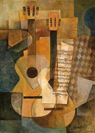 Image result for Pablo Picasso Cubism Guitar