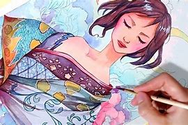 Image result for Watercolor Illustration