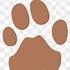 Image result for White Dog Paw Print