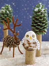 Image result for Winter Pinecone Crafts