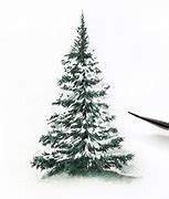 Image result for How to Draw Evergreen Trees