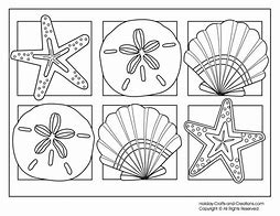 Image result for Beach Shells Coloring Pages