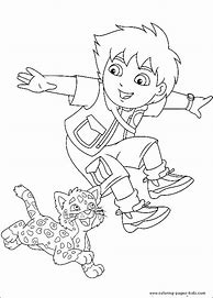 Image result for Go Diego Go Color Page