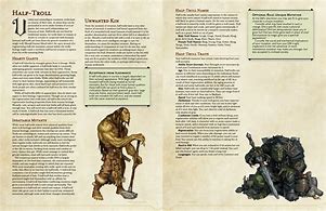 Image result for Dnd 5E Player Races Troll Druid