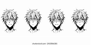 Image result for Male Anime Characters with a Black Button Up