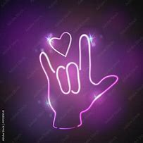 Image result for M and S Love Hand Sign