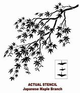 Image result for Japanese Maple Leaf Stencil