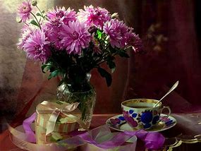 Image result for Wallpaper Purple with Flowers Paper Margin