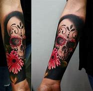 Image result for Sugar Skull Forearm Tattoo