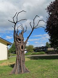 Image result for Spooky Tree Halloween Decor