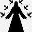 Image result for Black and White Clip Art of Jesus