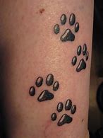 Image result for Dog Paw Tattoo Art Design