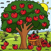 Image result for Couple Apple Tree Clip Art