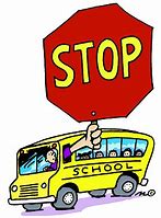 Image result for Large School Bus Stop Sign Clip Art