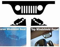 Image result for Jeep Windshield Decals