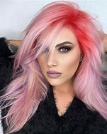 Image result for Coral Pink Hair Bangs