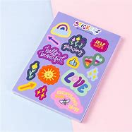 Image result for Bright Colored Stickers Graphic Design