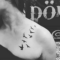 Image result for Small Bird Silhouette Tattoo