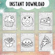 Image result for Cute Easy Food Coloring Pages