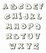 Image result for Bubble Letters Individual