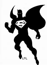 Image result for Superman Silhouette Clip Art