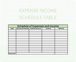 Image result for Business Expense Table