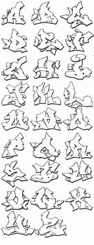 Image result for Simple Graffiti Alphabet Letters