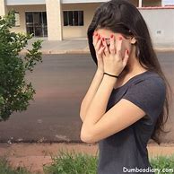 Image result for Pretty Girl Hiding Face