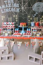 Image result for Spider-Man Birthday Set Up Ideas