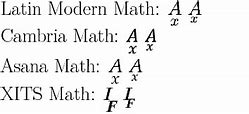 Image result for Math Fonts