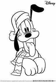 Image result for Pluto Christmas Coloring Pages