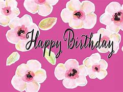 Image result for Pink Birthday Flowers