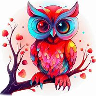 Image result for Owl On Branch Print Out