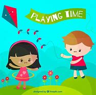 Image result for Children Playing Outline