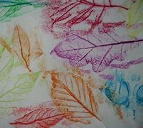 Image result for Autumn Leaf Rubbings