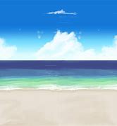 Image result for Beach Background Cartoon HD