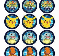 Image result for Free Printable Pokemon Cupcake Toppers