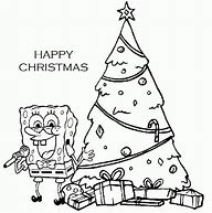 Image result for Spongebob Santa Coloring Page