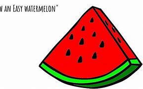 Image result for Watermelon Slice Sketch